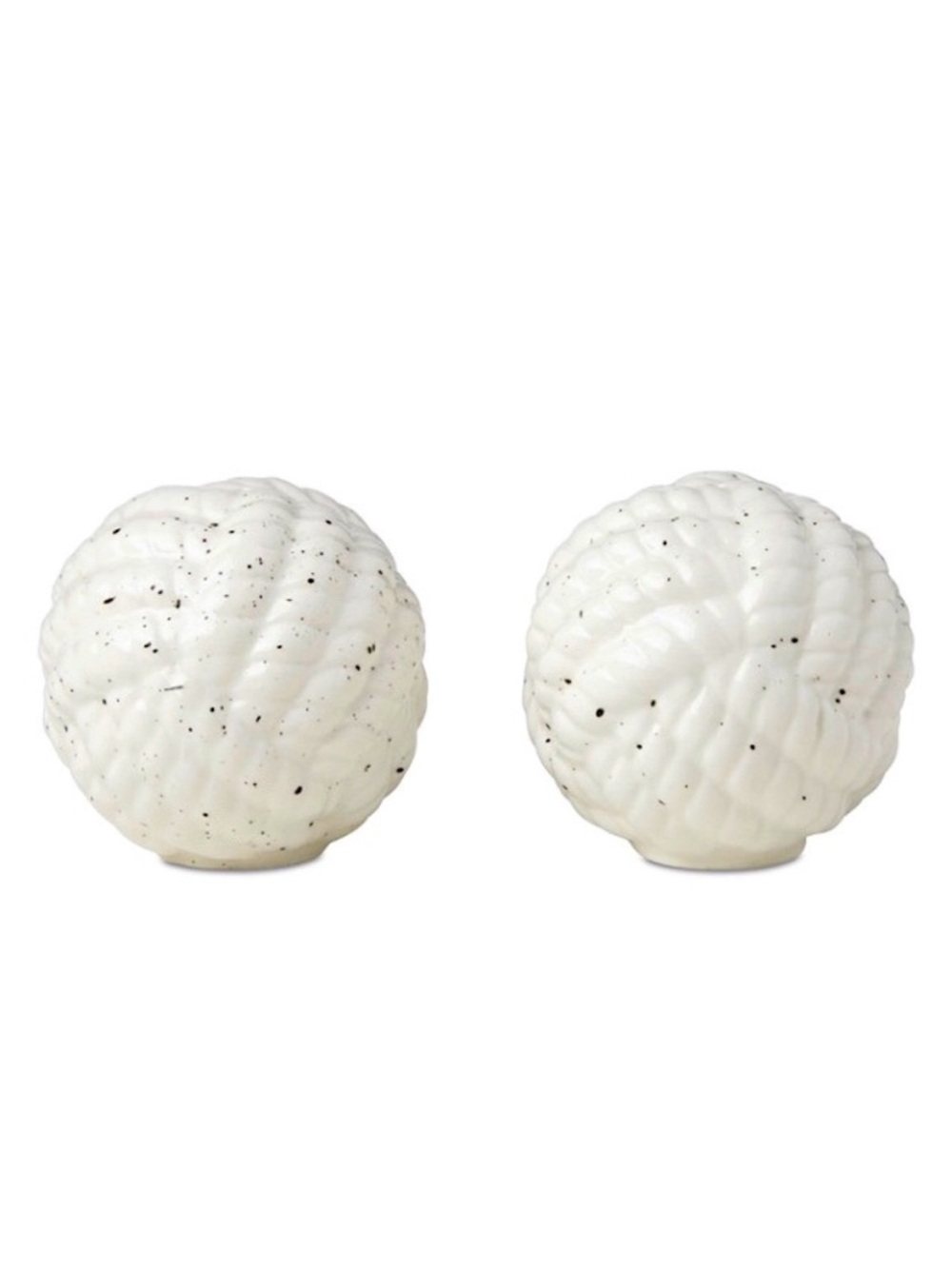 Kate Spade NIB Nautical Knotted Rope Salt & Pepper Shakers